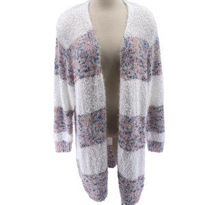 Lane Bryant cozy soft eyelash long cardigan size 18/20 plus size cabin core
